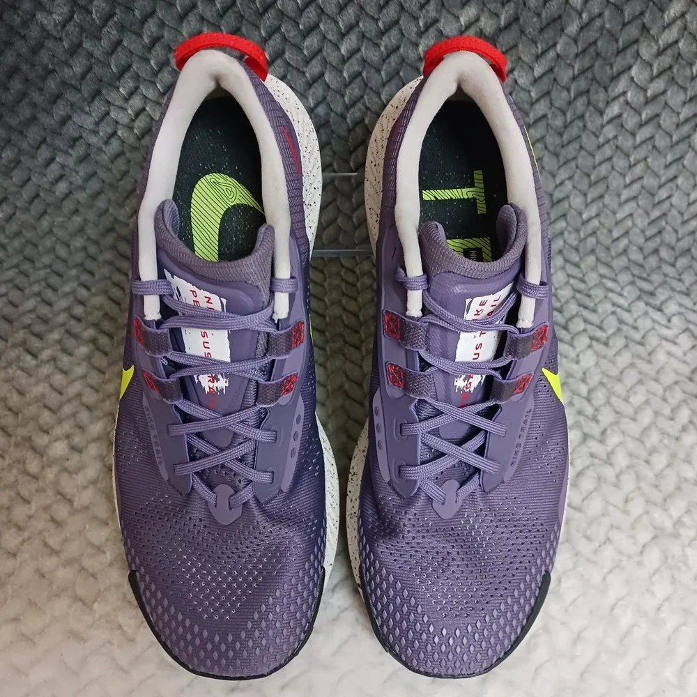Nike Pegasus Trail 3 Canyon Purple Volt Women's Running Sneakers Shoes Size 10